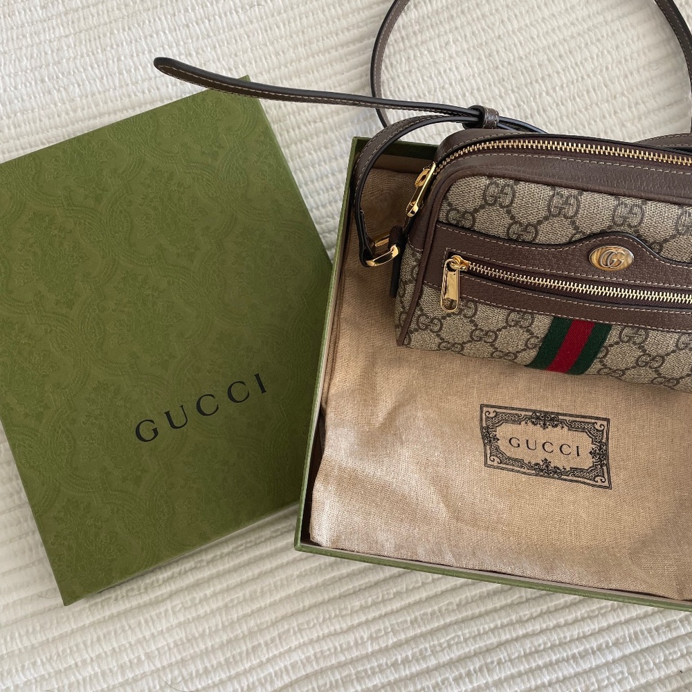 Gucci Ophidia Supreme Mini Bag / Perfect Condition